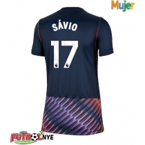 Camiseta Tottenham Hotspur Savio #17 Visitante Equipación para mujer 2026-27 manga corta